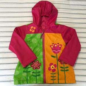 Girls Lined Rain Jacket